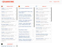 Tablet Screenshot of launchfeed.com